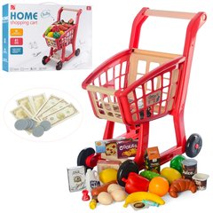 Детская тележка 668-100 супермаркет, продукты, 41 предмет