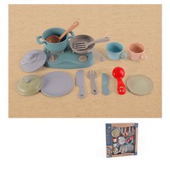 Детская посудка HG-554 плита, кастрюля, сковородка, чашки, кухонный набор