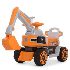 Детский электромобиль Трактор Экскаватор, оранжевый (4068R-7)