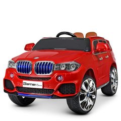 Детский электромобиль Джип BMW X5, красный (2762EBLR-3)