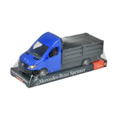 Машина "Mercedes-Benz Sprinter" бортовий синій 39666 "Tigres", відчиняються двері кабіни, причіп, в коробці