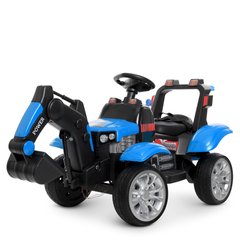 Детский электромобиль Трактор, синий (4263EBLR-4)