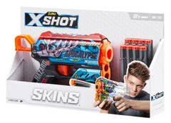 Быстрострельный бластер X-SHOT Skins Griefer Game Over 36561D