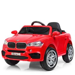 Детский электромобиль Джип BMW X5, красный (3180EBLR-3)