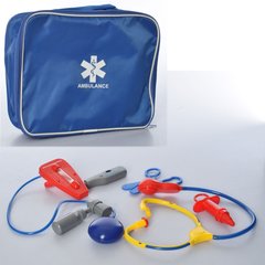 Детский игровой набор доктора KN513-1 стетоскоп, мед.инструменты, в сумкеке