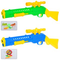 Детское игрушечное ружье 203-26AC 41см, мягкие шары 3шт, шары 6шт, 2 вида, в пакете