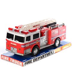 Пожежна машина 6688-03 інерційна, 32 см, звук, світло, рухливі деталі