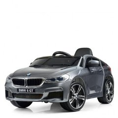 Детский электромобиль BMW 6 GT, серый (JJ2164EBLRS-11)