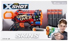 Быстрострельный бластер X-SHOT Skins Menace Game Over 36515Б