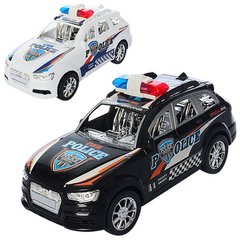Машинка XH375-75A полиция, инерционная, 20см, 2 видаке