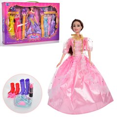 Кукла с нарядом KM-G01-02 30см, платья, обувь, аксессуары, микс видов