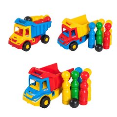 Вантажівка з кеглями "Multi truck" 39220 3 цвета, "Tigres"